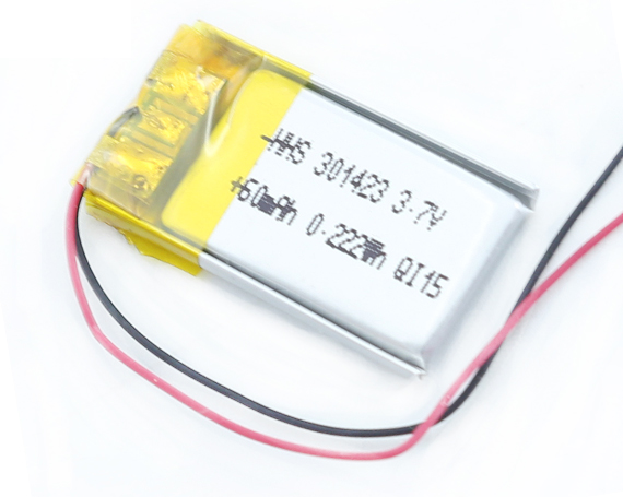 hhs 3.7V 60 mAh 301423锂聚合物充电电池，适用于MID PDA蓝牙