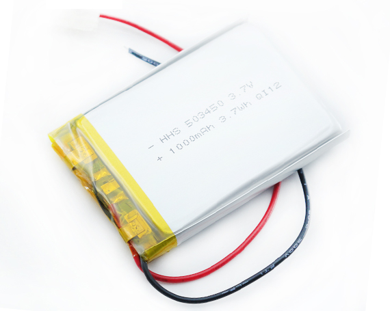 HHS 3.7V 1000mAh 503450锂聚合物电池可充电Lipo用于GPS蓝牙